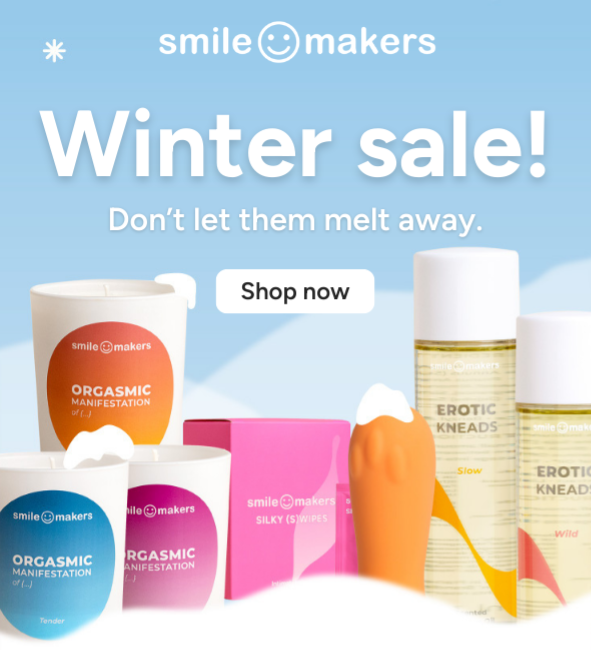 winter sale smile makers